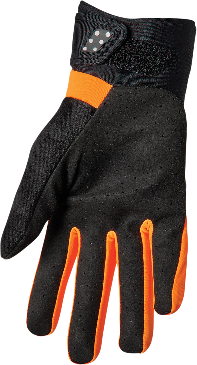 THOR Spectrum Cold Weather Gloves - Orange/Black, Large - Part Number 3330-6749