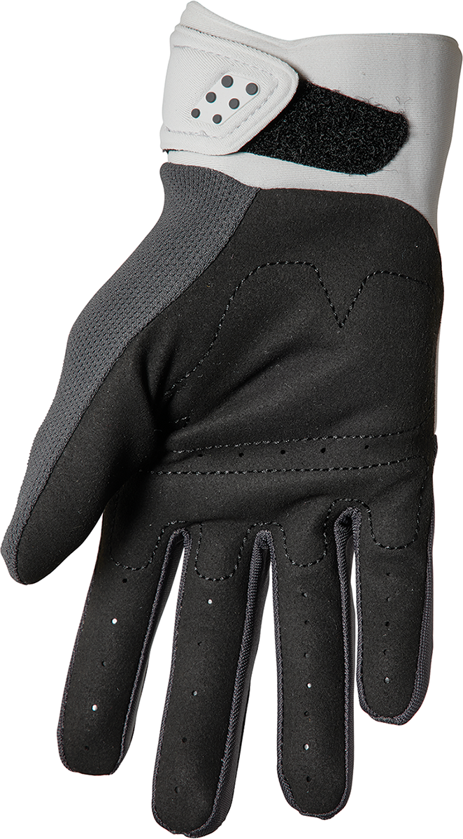 THOR Women's Spectrum Gloves - Light Gray/Charcoal, Part Number 3331-0205