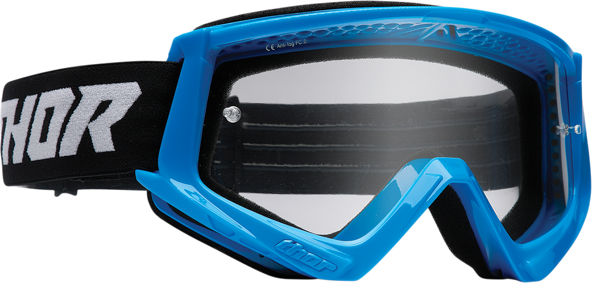 THOR Youth Combat Goggle Racer Blue/Black (Part No. 2601-3047)