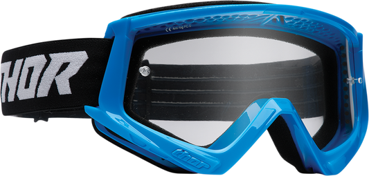 THOR Youth Combat Goggle Racer Blue/Black (Part No. 2601-3047)