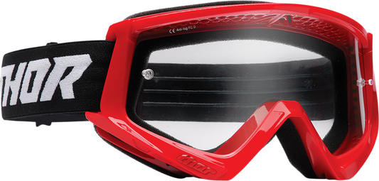 THOR Youth Combat Goggle Racer Red/Black (Part No. 2601-3048)