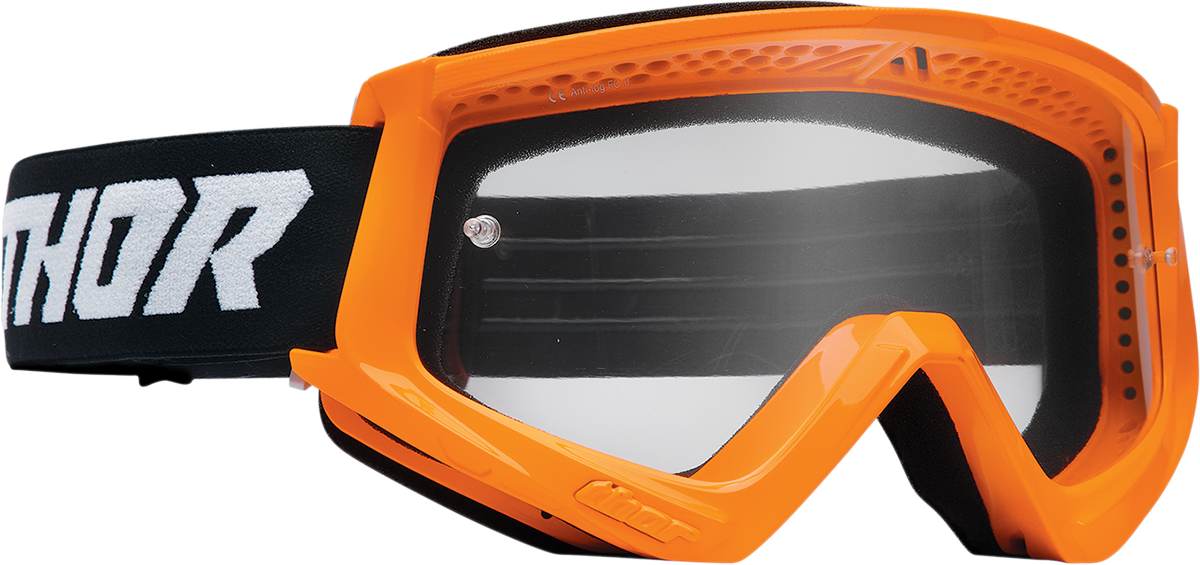 THOR Youth Combat Goggle Racer Flo Orange/Black - Part 2601-3049