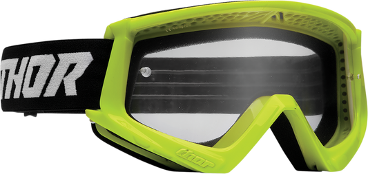 THOR Youth Combat Goggle Racer Flo Acid/Black (Part No. 2601-3050)