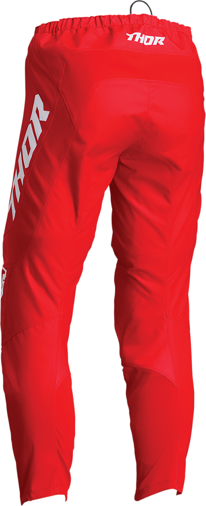 THOR Youth Sector Minimal Pants - Red, Model 2903-2017, US 26
