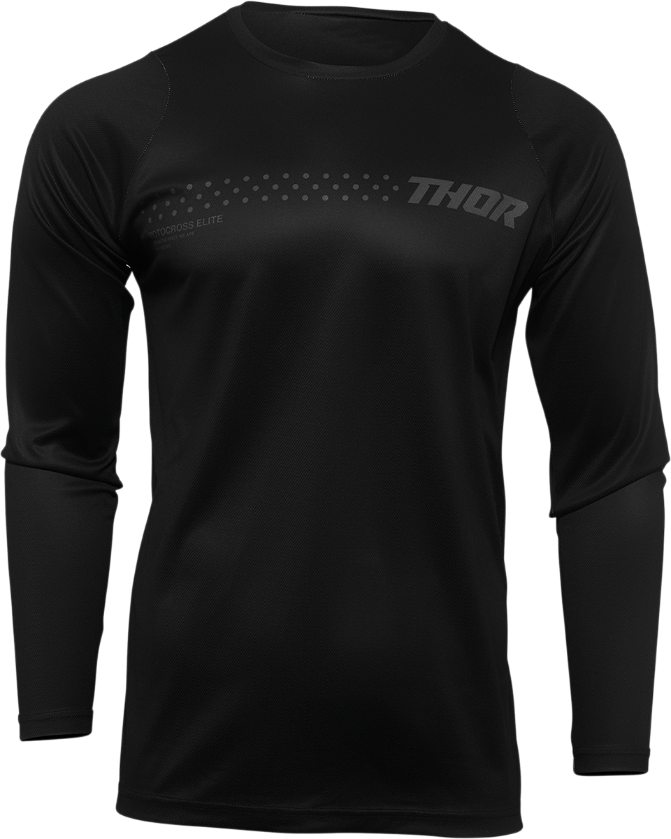 THOR Youth Sector Minimal Jersey - Black, Part Number 2912-2012