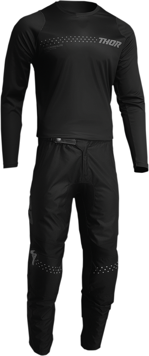 THOR Youth Sector Minimal Jersey - Black, Part Number 2912-2012