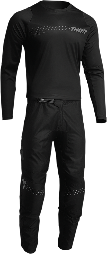 THOR Youth Sector Minimal Jersey - Black, Part Number 2912-2012