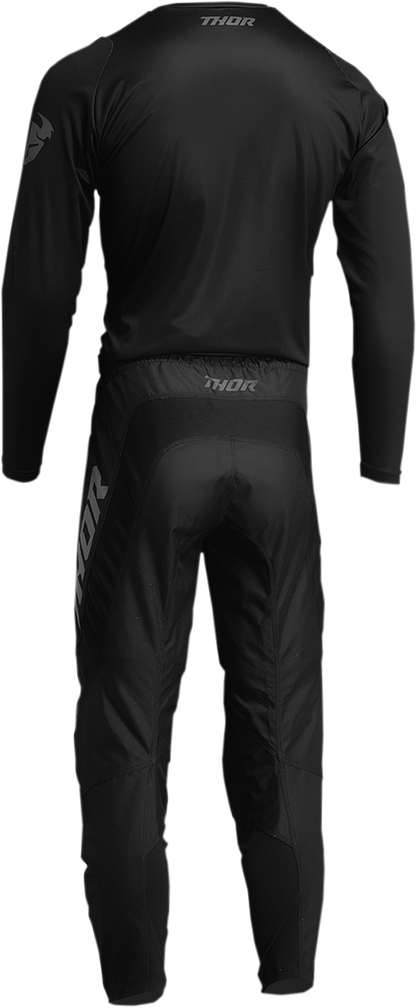 THOR Youth Sector Minimal Jersey - Black, Part Number 2912-2012