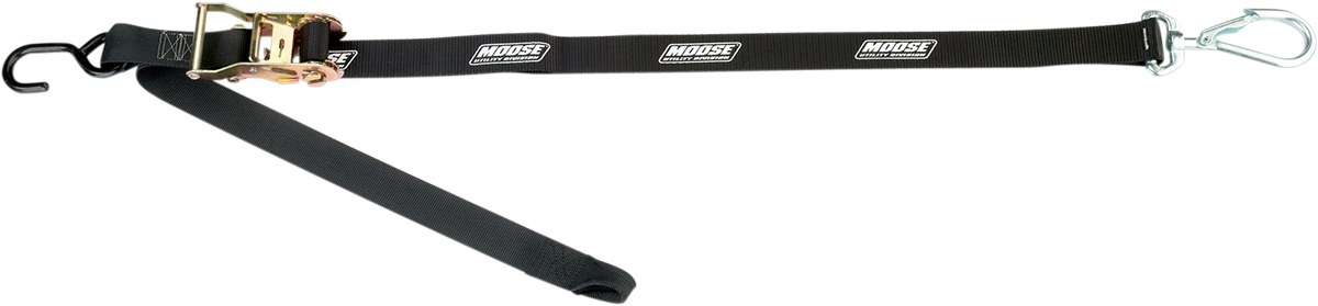 MOOSE OFFROAD Ratchet Tie-Down with Swivel Carabiner Hook - 1-1/2 inch Part #3920-0339