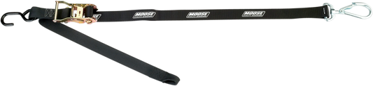 MOOSE OFFROAD Ratchet Tie-Down with Swivel Carabiner Hook - 1-1/2 inch Part #3920-0339