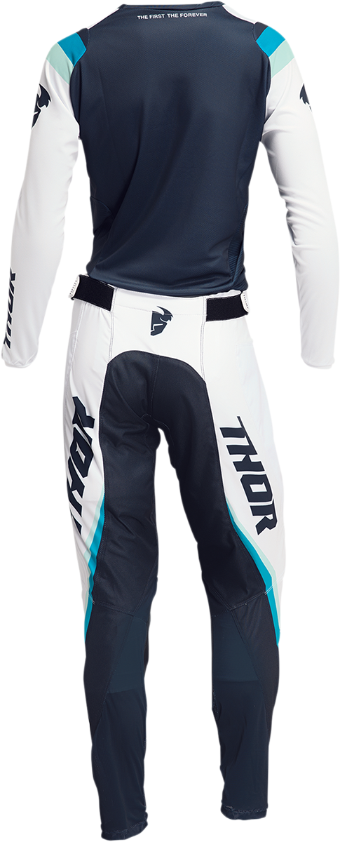 THOR Women's Pulse Rev Pants - White/Midnight, Part No. 2902-0290