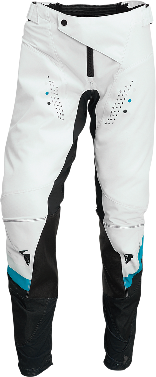 THOR Women's Pulse Rev Pants - White/Midnight, Part No. 2902-0290