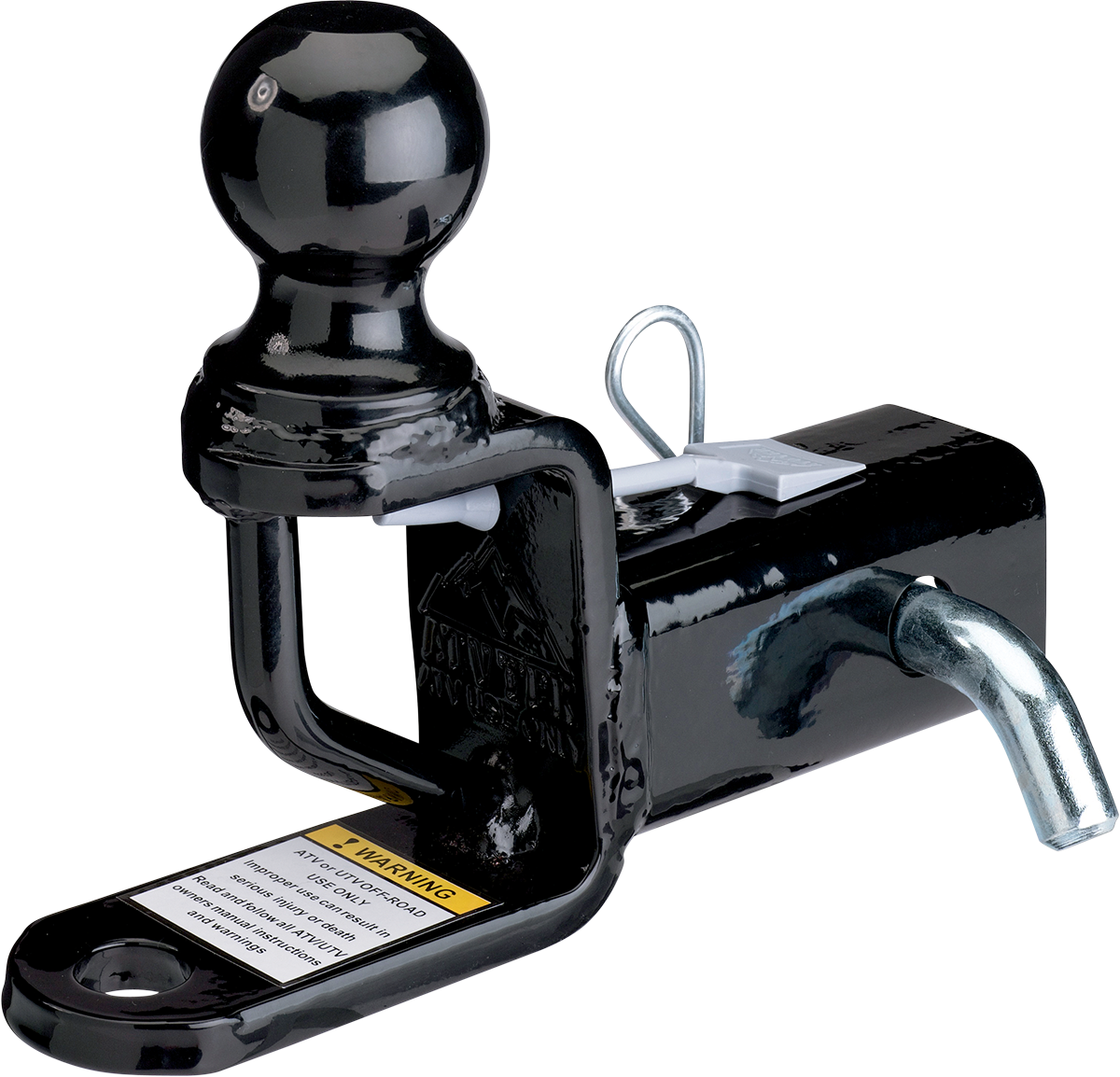 Moose Offroad Trio Hitch with 2-Inch Ball Mount and 3-Inch Rise, Part Number TMP2