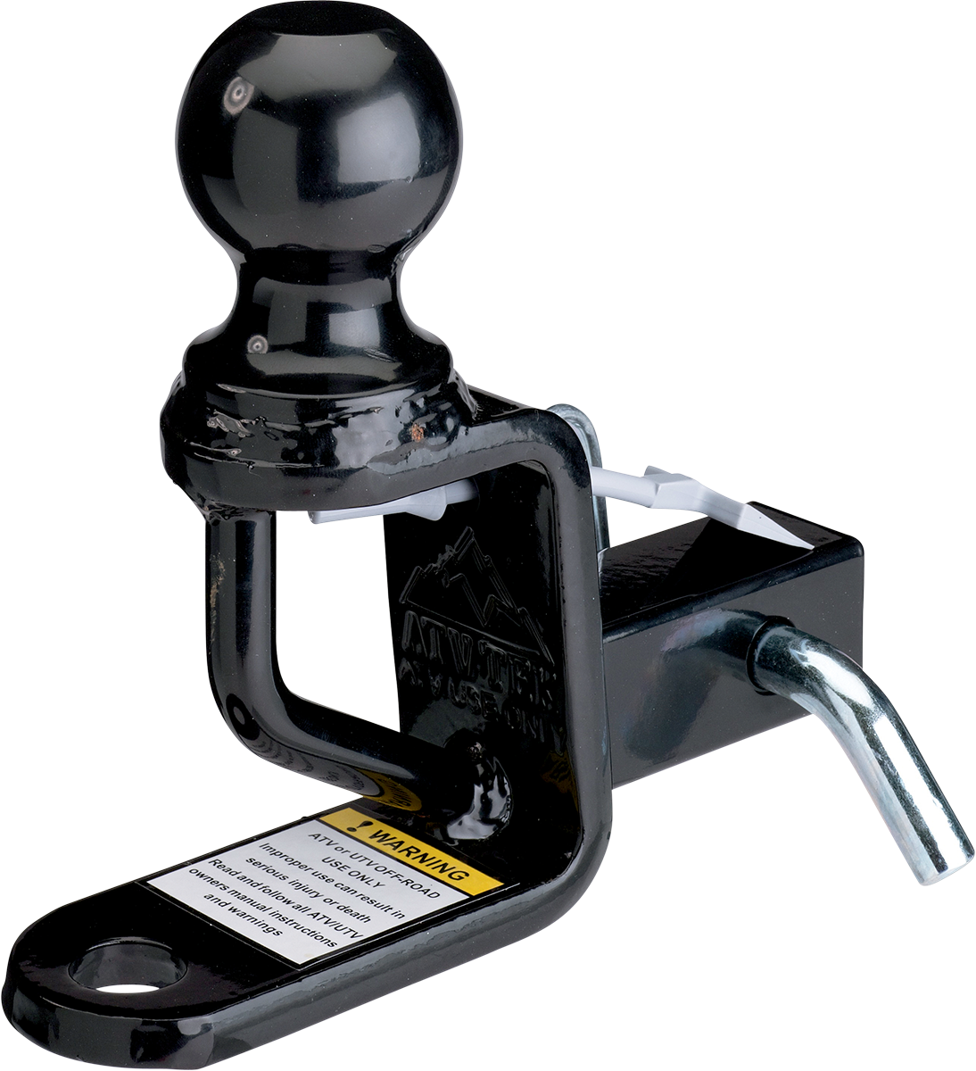 Moose Offroad Trio Hitch with 2-inch Ball and 3-inch Rise – Model TMP1