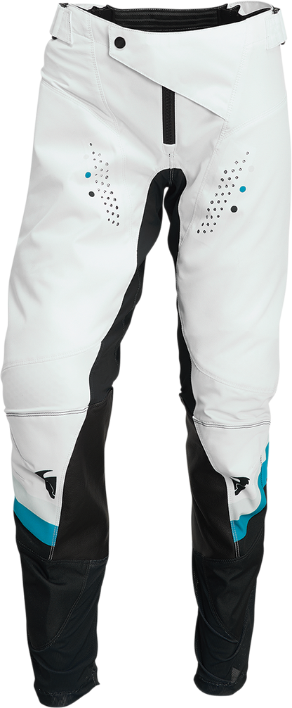 THOR Women's Pulse Rev Pants - White/Midnight US 7/8 (Part #2902-0291)