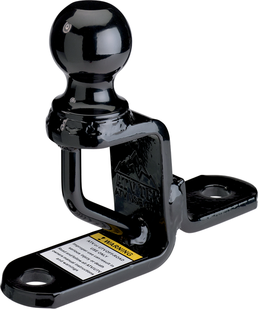 Moose Offroad Multi-Ball Trio Hitch TMPH with Reinforced Tow Loop and Quiet Tek Wedge
