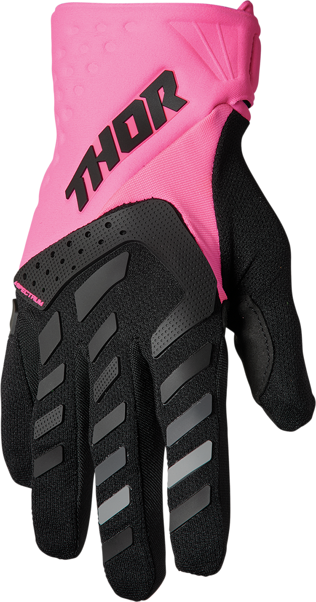 THOR Women's Spectrum Gloves Fluo Pink/Black Large - Part 3331-0209