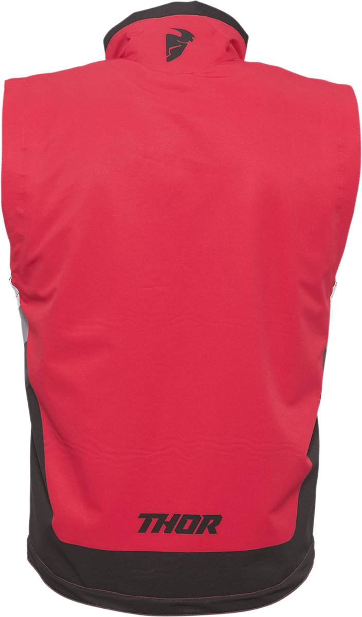 THOR Warmup Vest - Red/Black Large (Part No. 2830-0591)