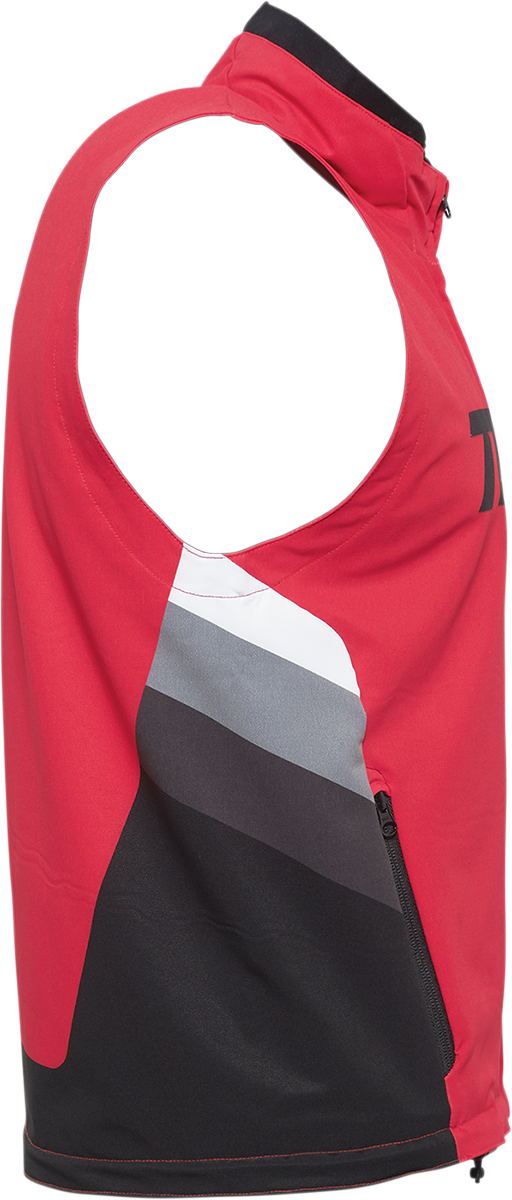 THOR Warmup Vest in Red and Black, Size XL - Part Number 2830-0592