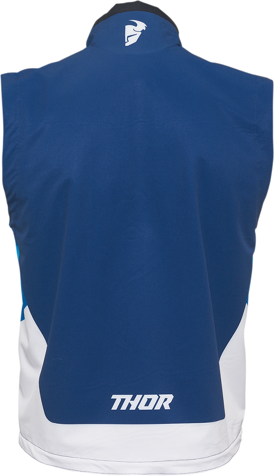 THOR Warmup Vest Navy/White Large 2830-0603