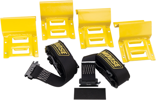 Moose Offroad Tie-Down and Chock Tire Kit 09160 for ATV and Off-Road Vehicles