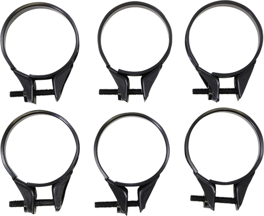 MOOSE OFFROAD Carburetor Clamps 35-38 mm - 6-Pack, Part Number 110-1038