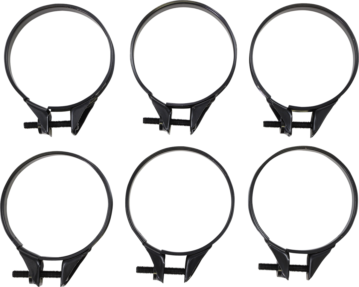 MOOSE OFFROAD Carburetor Clamps - 49-51 mm - 6-Pack (Part No. 110-1051)