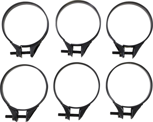 MOOSE OFFROAD Carburetor Clamps - 49-51 mm - 6-Pack (Part No. 110-1051)