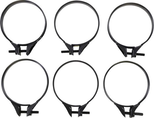 MOOSE OFFROAD Carburetor Clamps 55-58 mm - 6-Pack, Part Number 110-1058