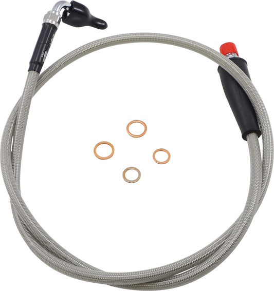 Moose Offroad Stainless Steel Hydraulic Clutch Line for Gas Gas, Husqvarna, KTM - Part K01-3-035/P