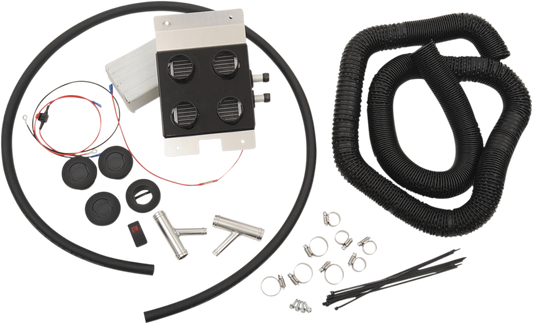 MOOSE OFFROAD UTV Cab Heater - Polaris Z4125, 12V Universal Kit for UTVs with Radiator Hoses