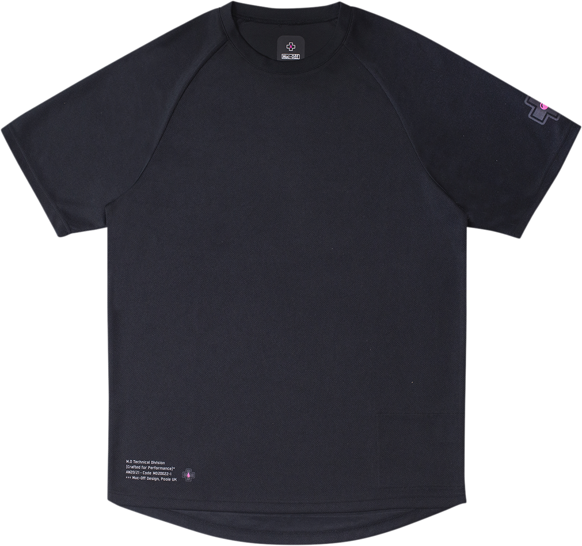 MUC-OFF USA Mountain Bike Short-Sleeve Jersey - Black, Size XS - Part 20358