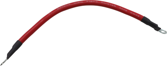 Moose Offroad Battery Cable - 10 Inch Red, Part Number 680-6710