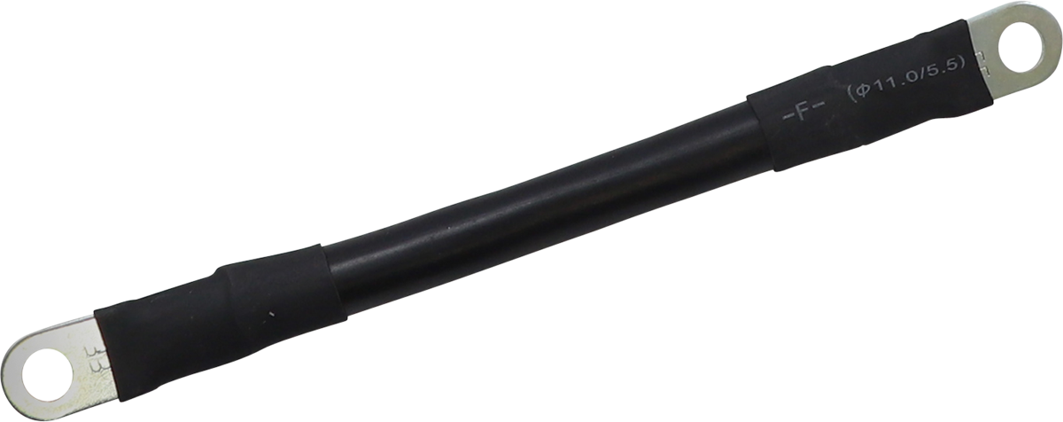 MOOSE OFFROAD Battery Cable - 4 inch, Black, Part Number 680-6714