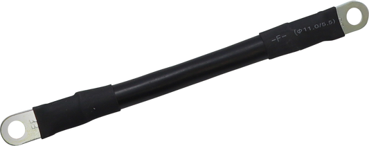 MOOSE OFFROAD Battery Cable - 4 inch, Black, Part Number 680-6714