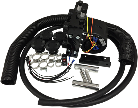 MOOSE OFFROAD UTV Cab Heater Kit for Yamaha Z4715 with 12V Operation and Universal Radiator Hoses