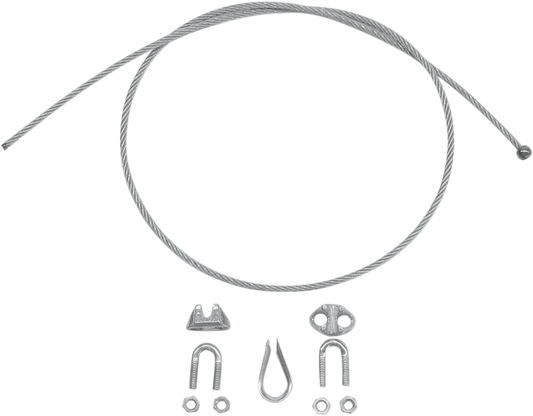 Moose Offroad Electric Lift Wire Rope 68135 – 300 lb. Capacity ATV Plow Lift System