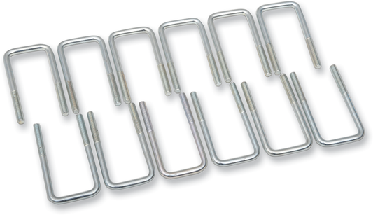 Moose Offroad BB25PF U-Bolt for Moose Plow Systems - 5/16 inch x 1 1/2 inch x 3 1/2 inch Square U-Bolt