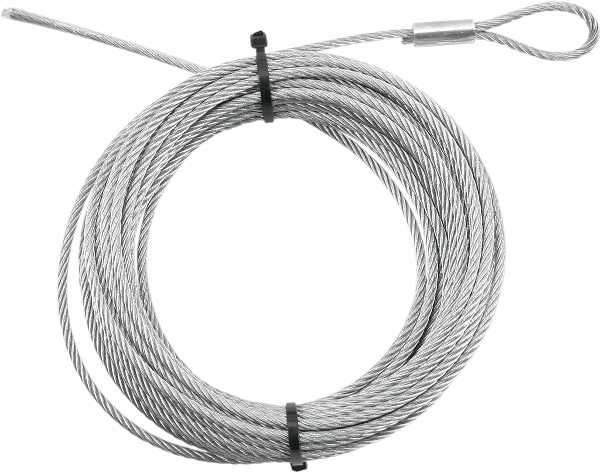 MOOSE OFFROAD Winch Wire Rope - 5/32 inch x 50 feet for 2,000 lb Moose and Warn Vantage Winches, Part 69336