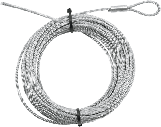 MOOSE OFFROAD Winch Wire Rope - 5/32 inch x 50 feet for 2,000 lb Moose and Warn Vantage Winches, Part 69336