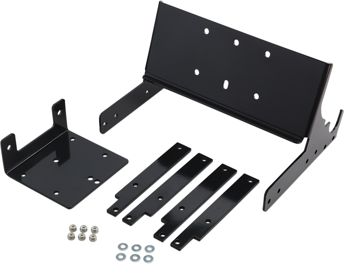 Moose Offroad ATV Winch Mount for Polaris - Part Number 1591PF