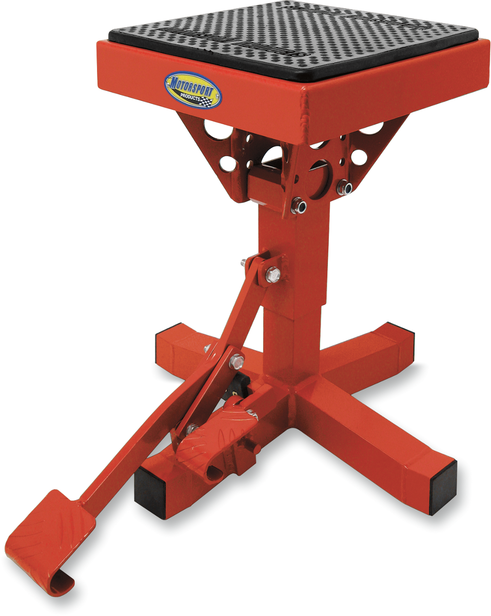 Motorsport Products P-12™ Stand and Lift for Dirt Bikes - Red (Part Number 92-4013)