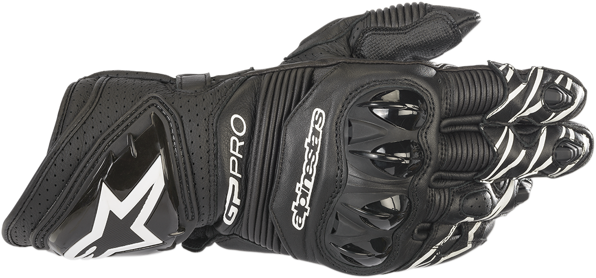 Alpinestars GP Pro RS3 Black Gloves size 3XL - Enhanced Protection and Comfort