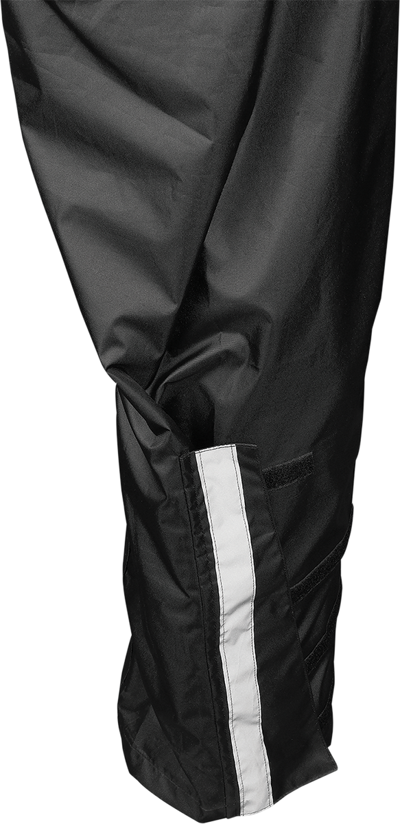 NELSON RIGG Solo Storm Pants - Black Large SSP-03-LG Motorcycle Waterproof Pants