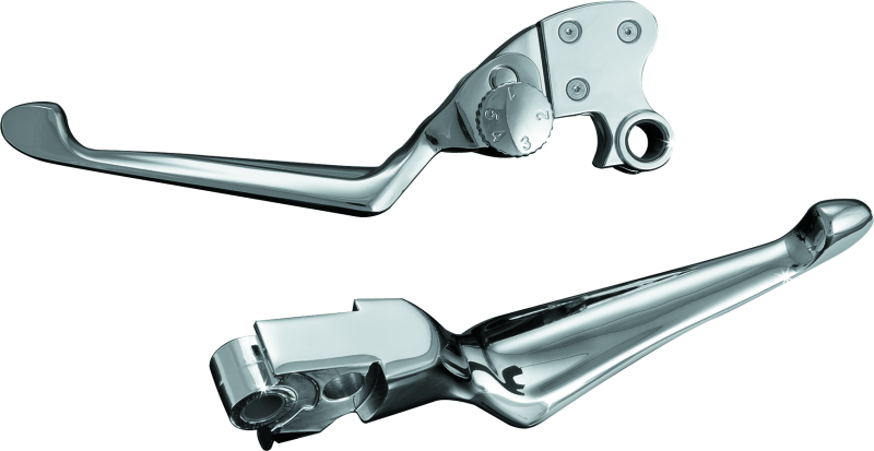 Kuryakyn Boss Blades with Adjustable Clutch for Harley Davidson 96-Up - Chrome