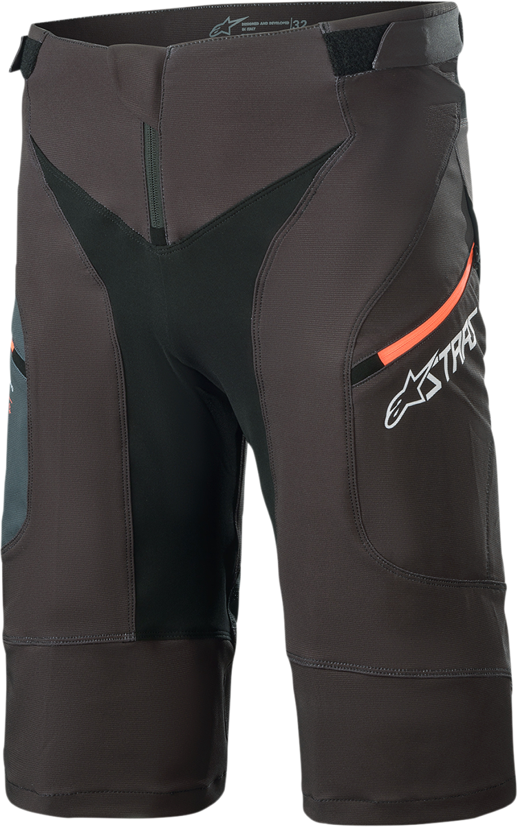 Alpinestars Drop 8.0 Shorts - Black and Coral, US Size 28, Part #1726621-1793-28