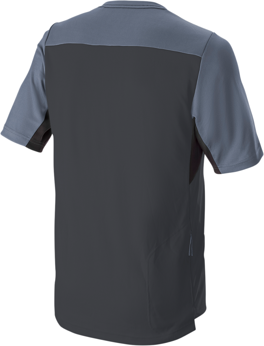 Alpinestars Drop 6.0 V2 Short-Sleeve Jersey Black XL - Breathable Enduro Riding Shirt with UV Protection