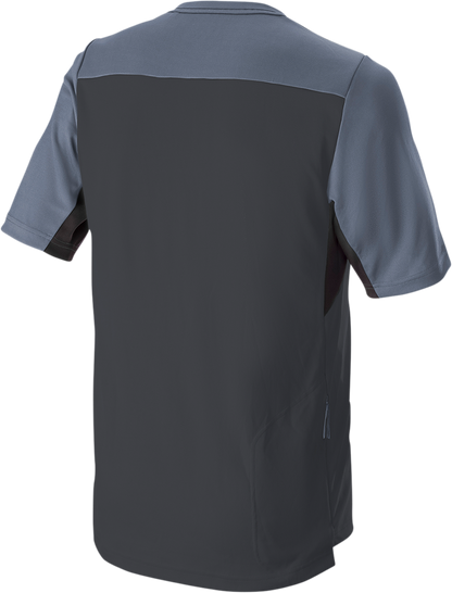 Alpinestars Drop 6.0 V2 Short-Sleeve Jersey Black XL - Breathable Enduro Riding Shirt with UV Protection