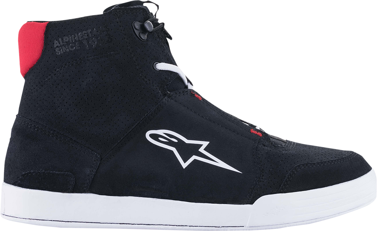 Alpinestars Chrome Shoes - Black, White & Red, US 8 / EU 40.5 - Part 251232213048