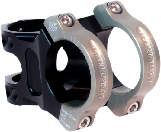 Renthal Apex35 Stem - 50mm Black Anodized, Lightweight and Strong Bicycle Stem (Part Number: STM119-BKAG)